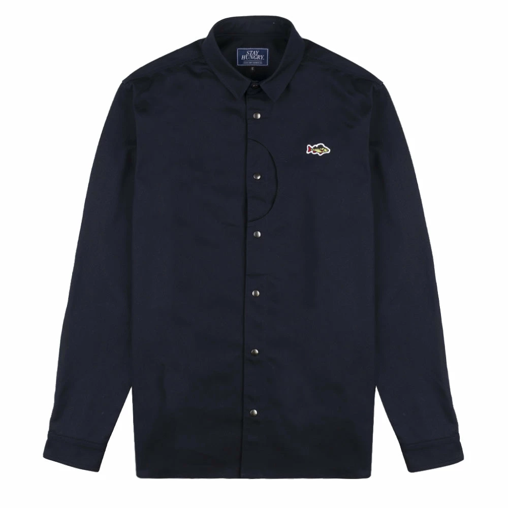 Stay Hungry Aborre Overshirt Navy