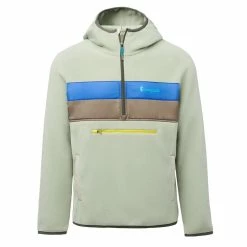 Cotopaxi Teca Fleece Hooded Half-Zip Jacket Grey Stone