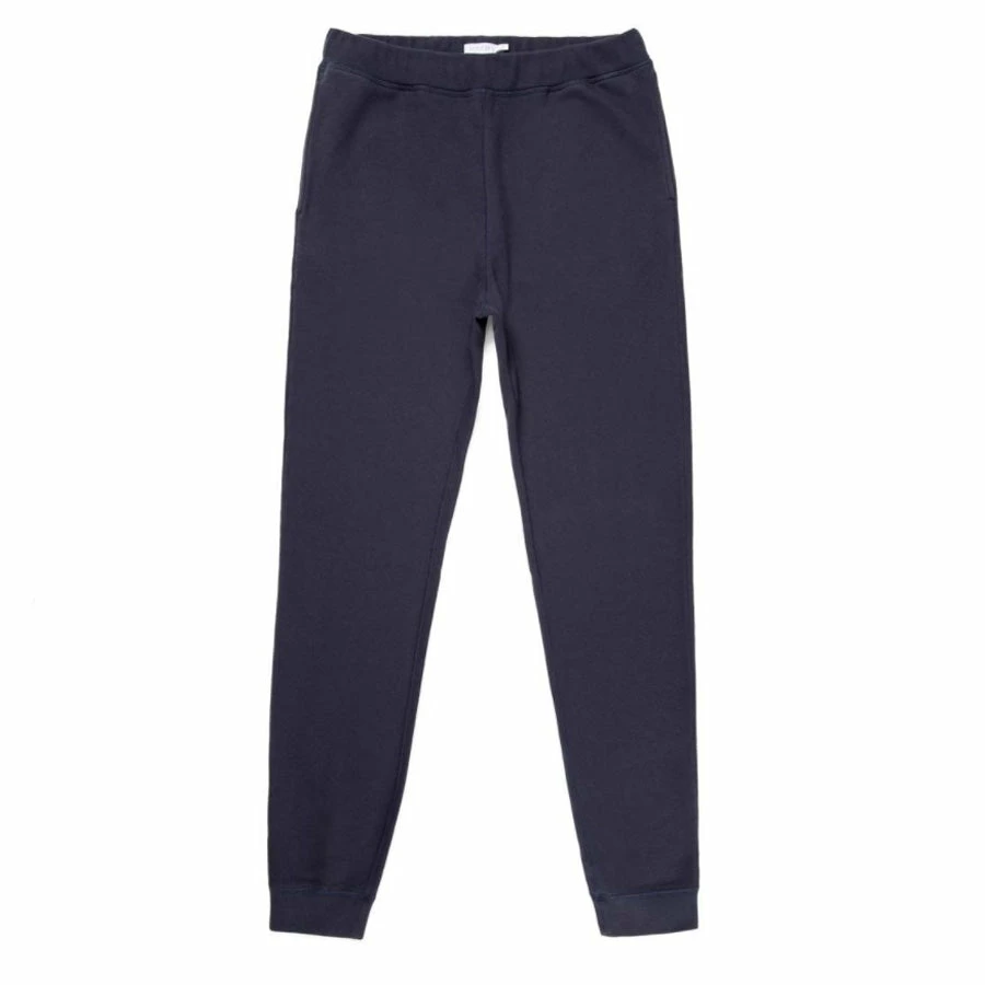Sunspel Loopback Track Pant Navy