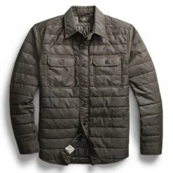 RRL By Ralph Lauren Holden Quilt Overshirt Green