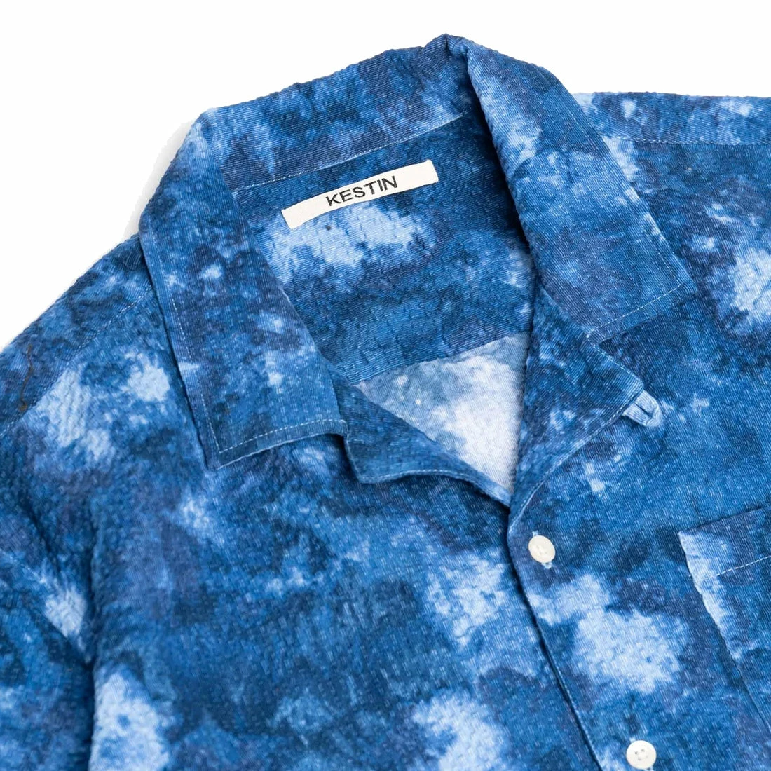 Kestin Crammond SS Shirt Blue Marble - Image 3