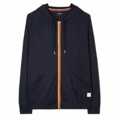 Paul Smith Zip Tape Hoodie Inky