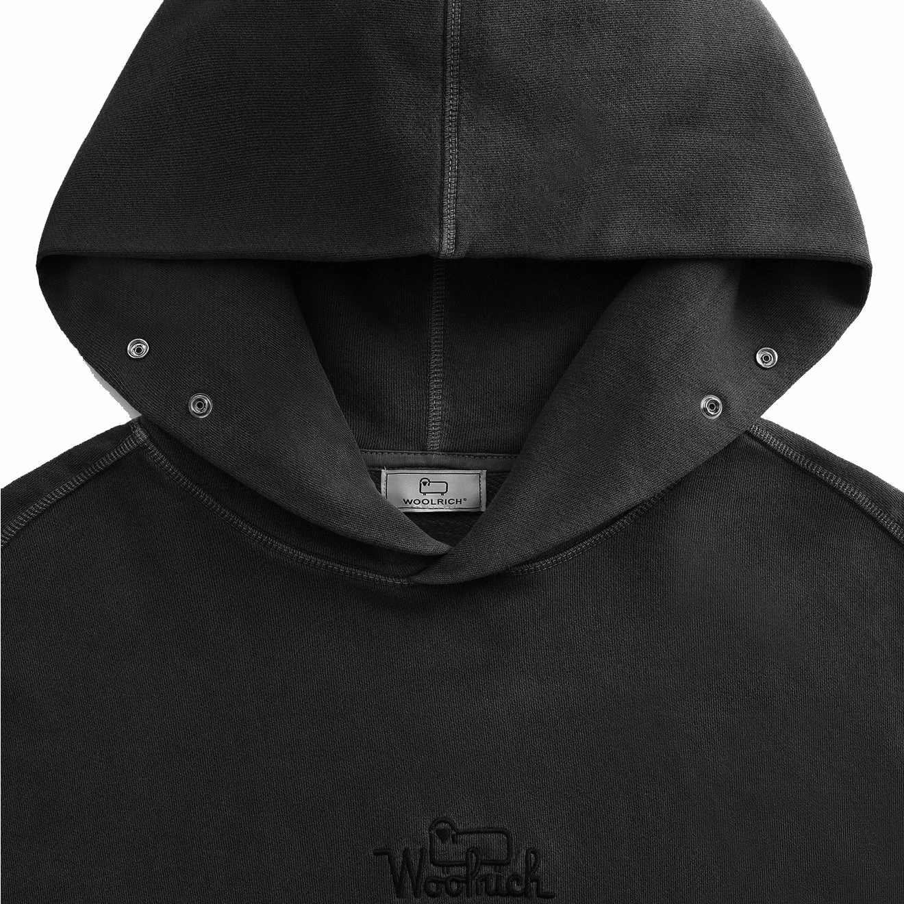 Woolrich American Hoodie Black - Image 2