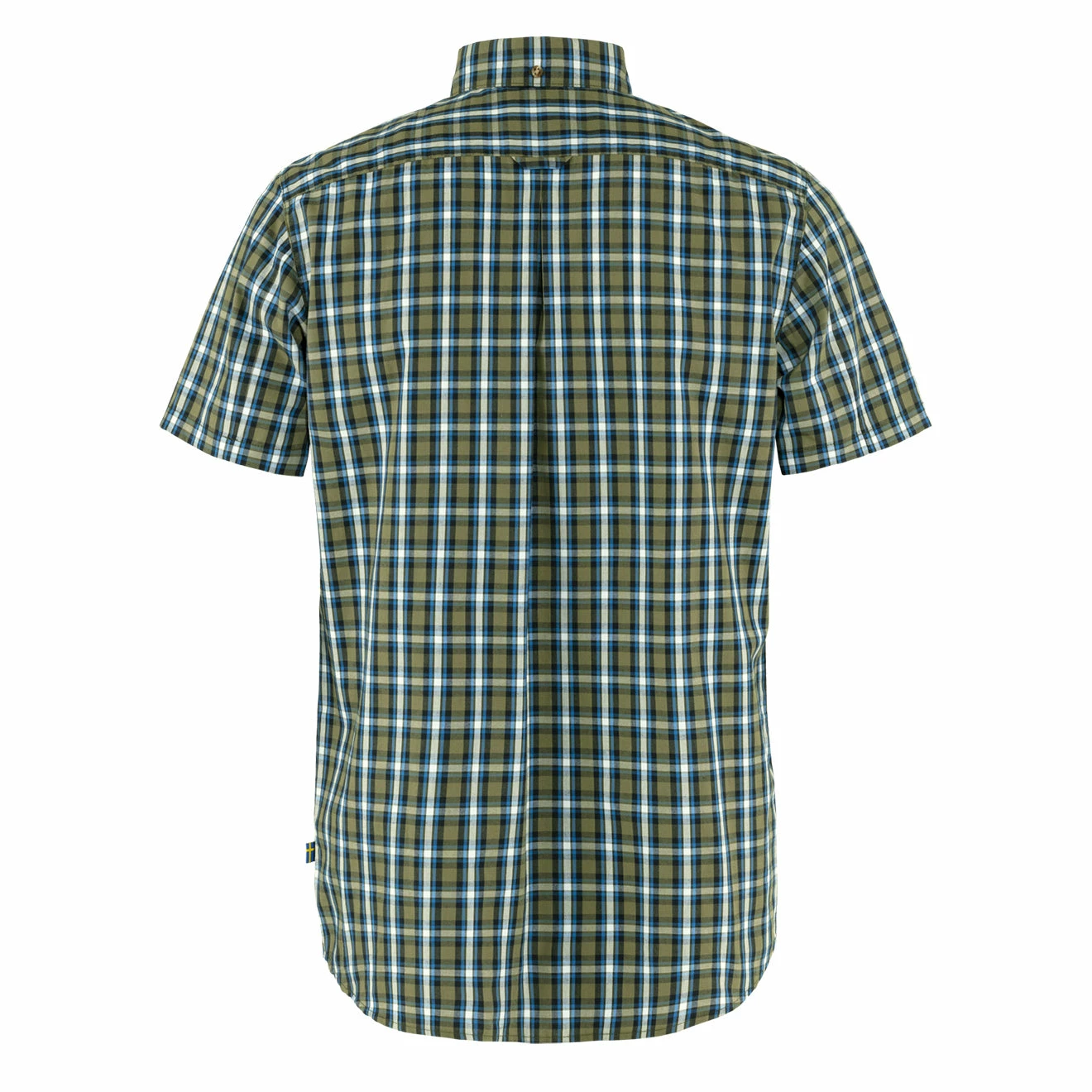 Fjallraven Ovik Shirt SS Green / Alpine Blue - Image 2