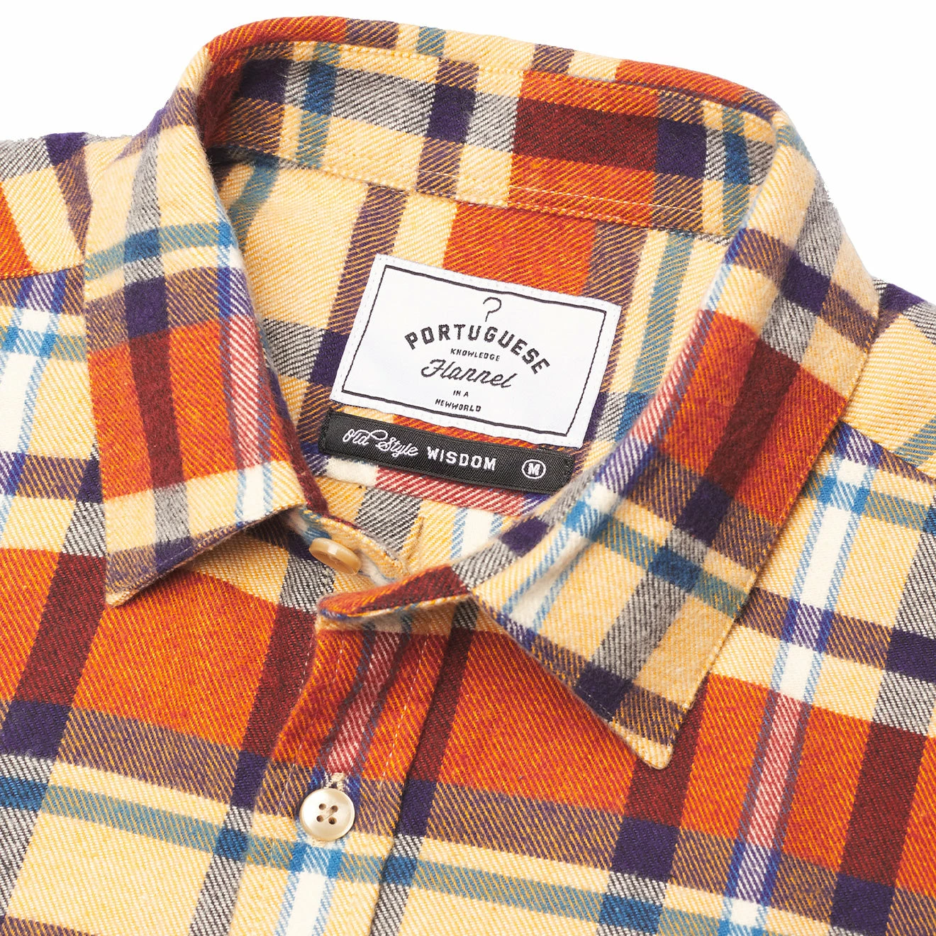 Portuguese Flannel Fall Palette Shirt Yellow / Orange - Image 2