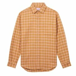 Portuguese Flannel Marl Shirt Yellow