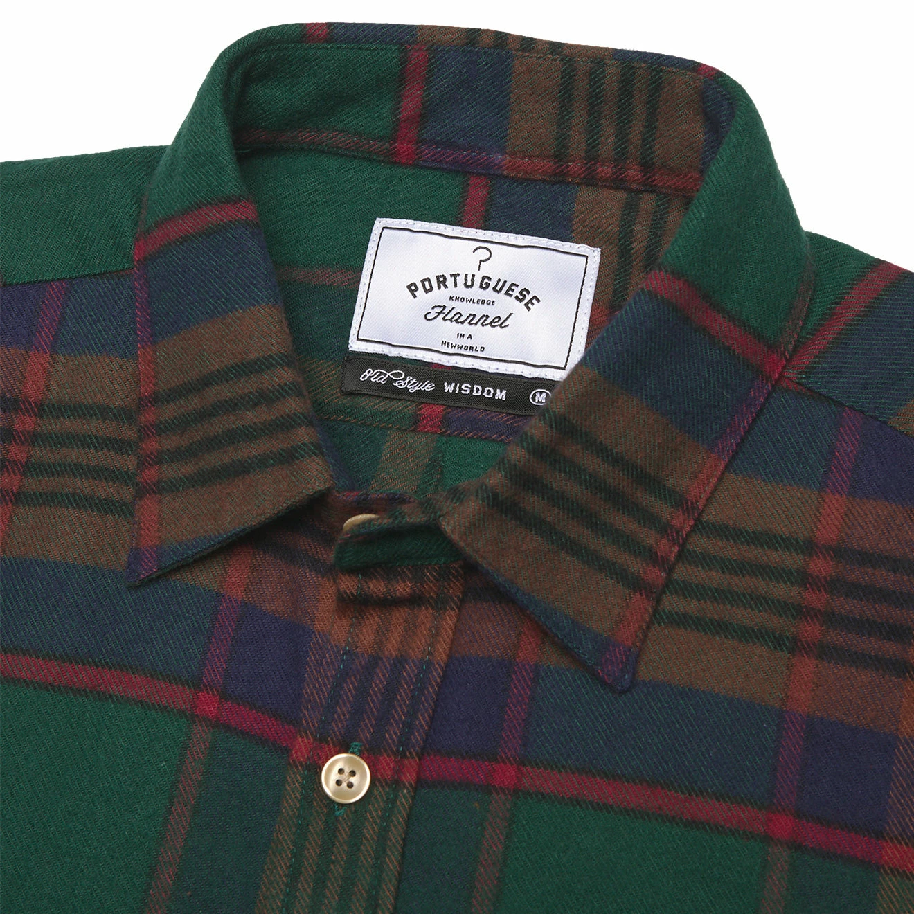 Portuguese Flannel Otton Shirt Green / Red / Blue / Orange - Image 2