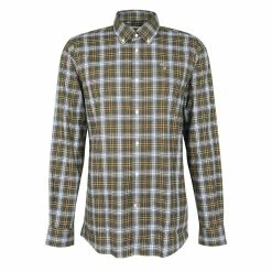 Barbour Portland Tailored Fit Shirt Moss