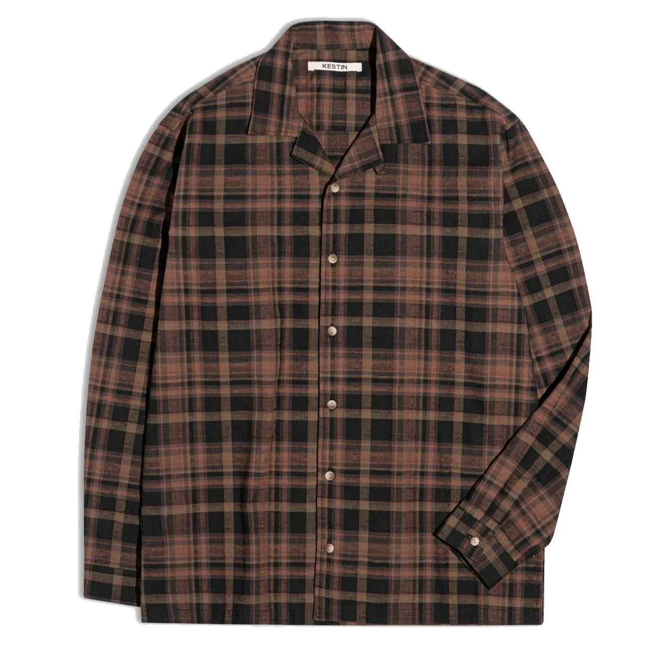 Kestin Tain Shirt Black Check