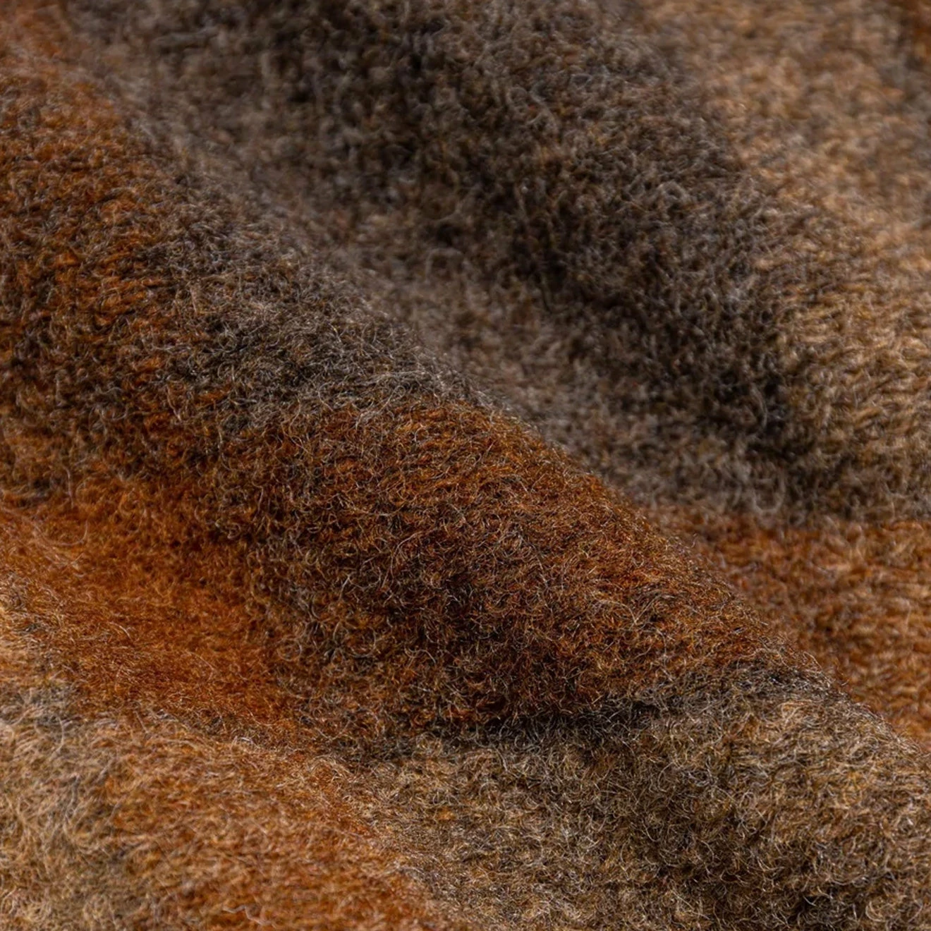 Kestin Neist Wool Cardigan Rust Check - Image 4