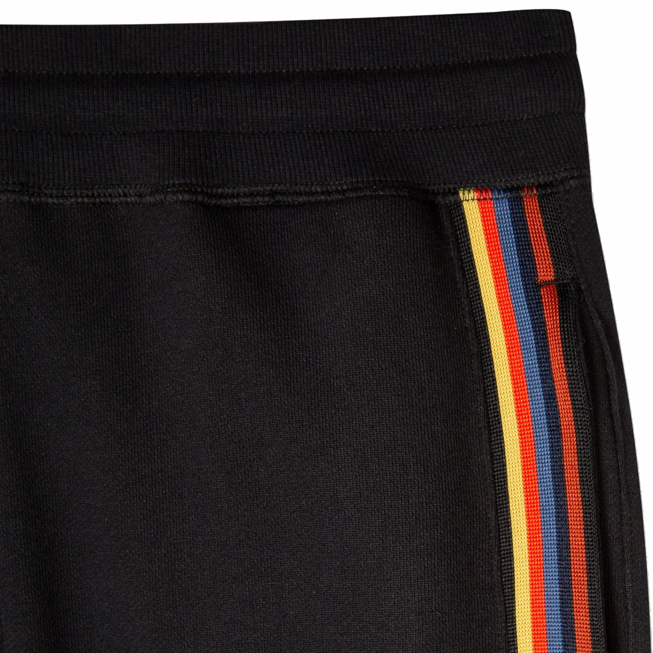 Paul Smith Artist Stripe Cotton-Modal Jersey Lounge Pants Black - Image 3