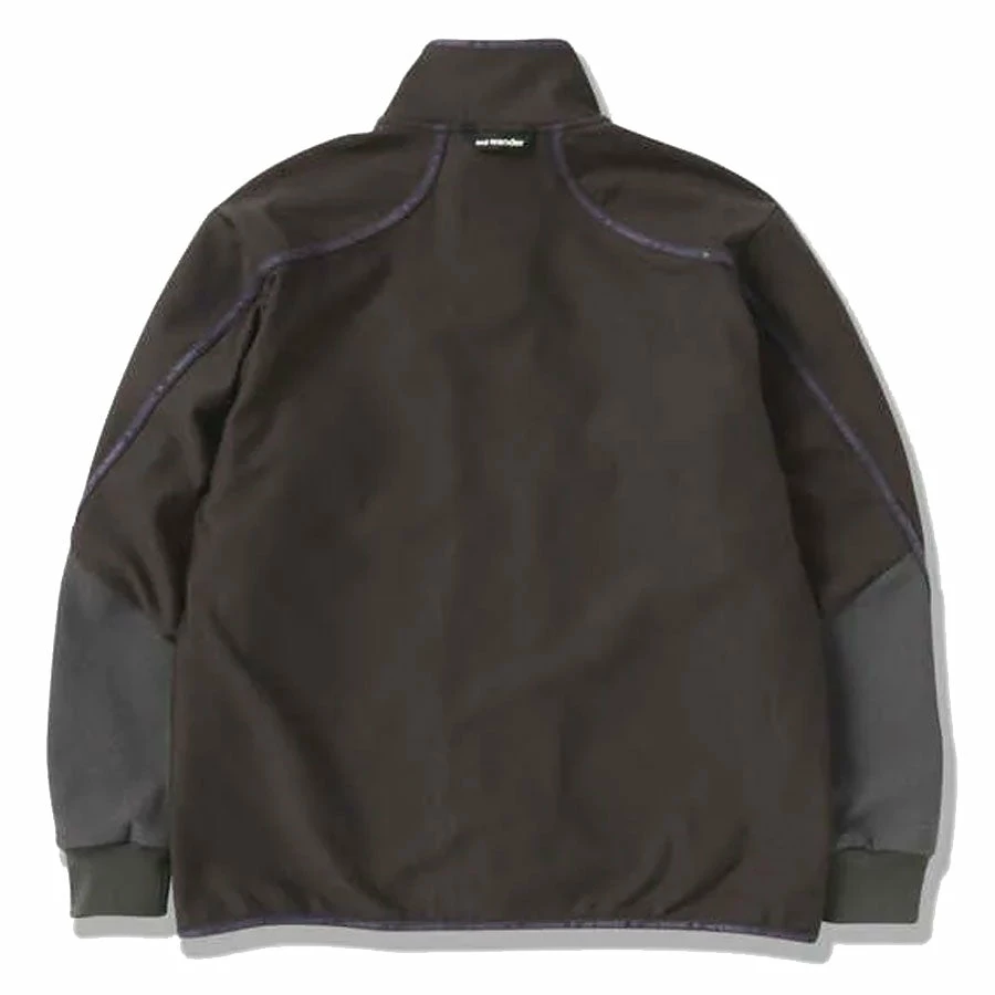 And Wander Light Fleece Jacket Charcoal - Image 2