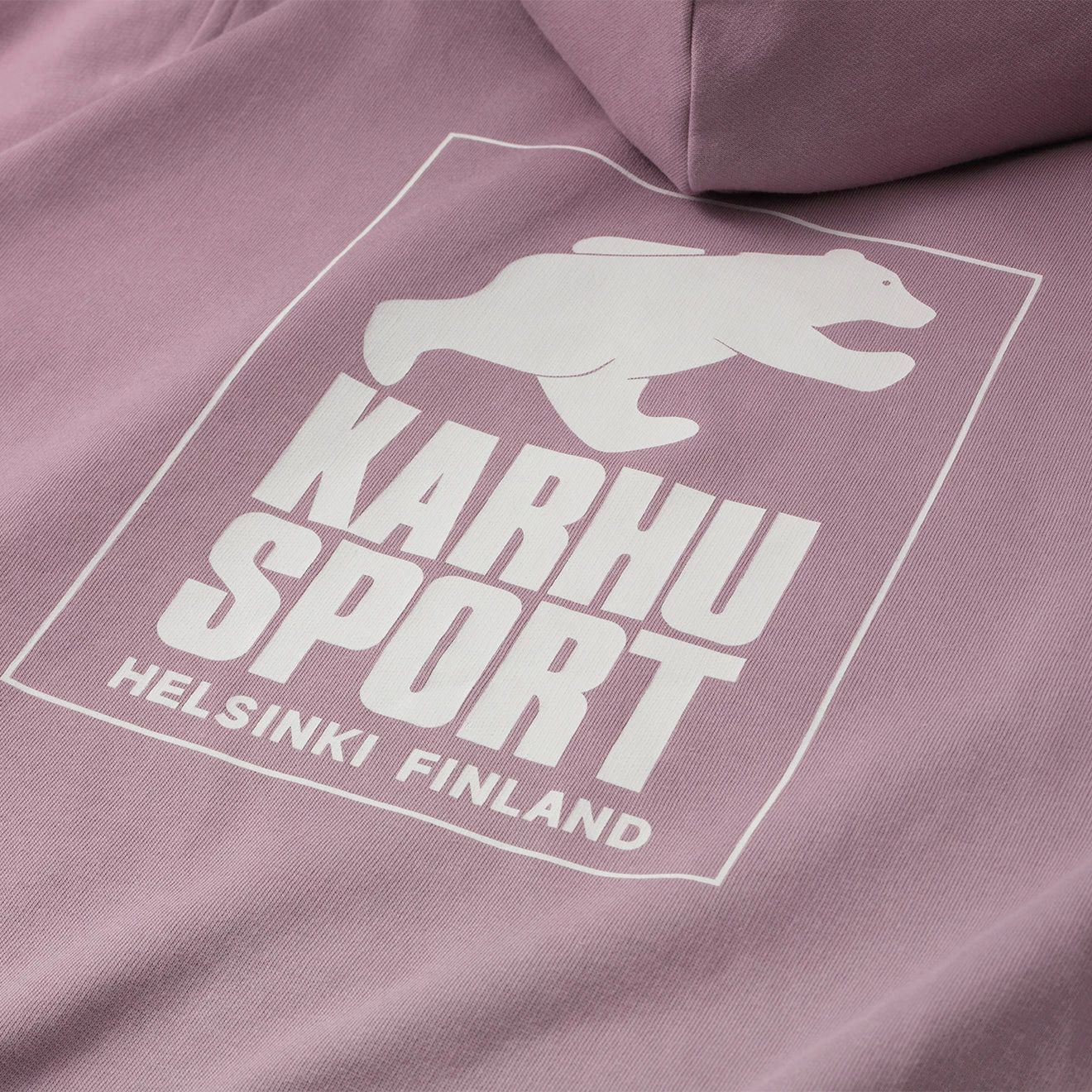 Karhu Helsinki Sport Hoodie Elderberry / Lily White - Image 4