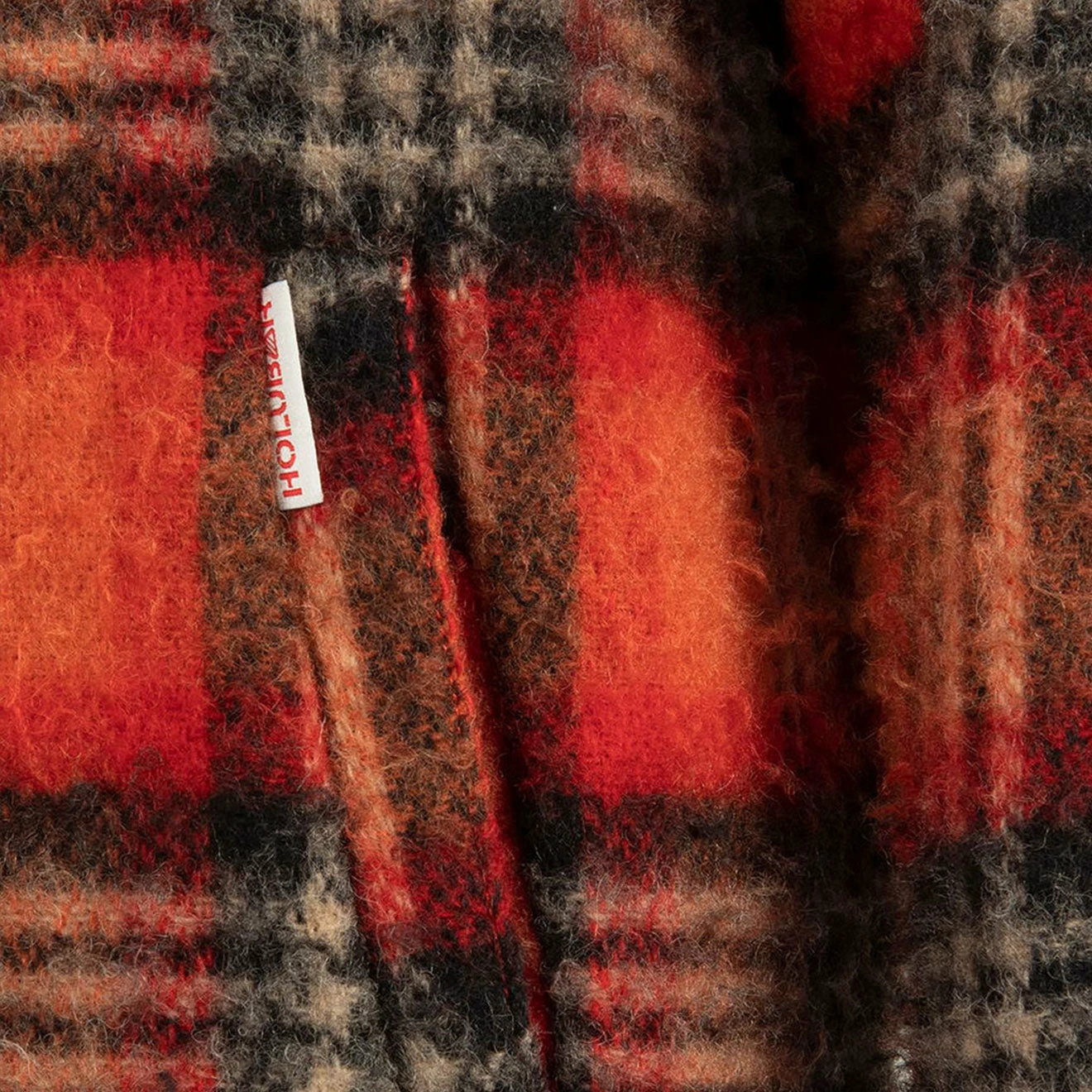 Holubar Horton Over Shirt Orange / Black - Image 4