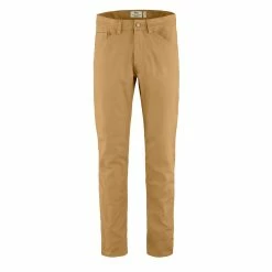 Fjallraven Greenland Canvas Jeans Long Buckwheat Brown