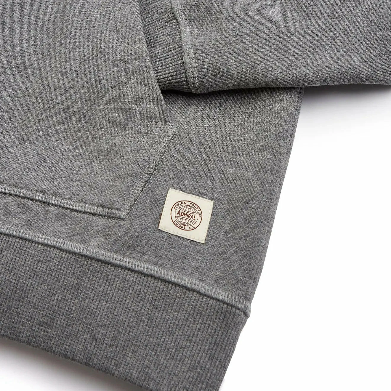 Admiral Sporting Goods Co. Admiral Braunstone Hoodie - Condor Grey Marl - Image 3