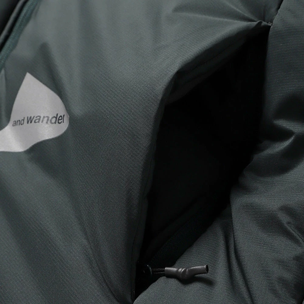 And Wander Top Fleece Coat Black - Image 6