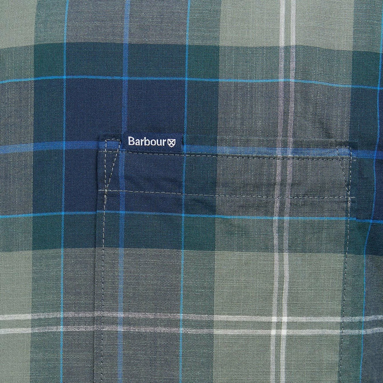 Barbour Gordon Tailored Shirt Kielder Blue Tartan - Image 2