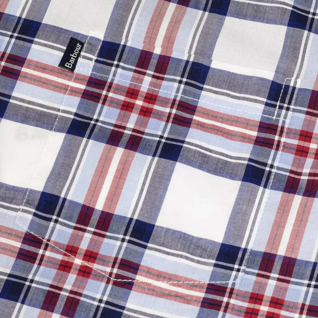 Barbour Highland 6 S/S Tailored Shirt Sky - Image 3