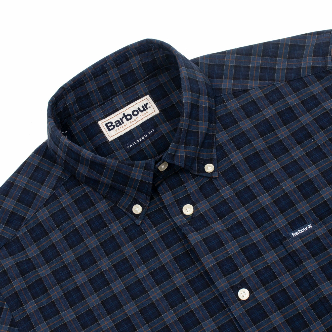 Barbour Lomond Tailored Shirt Midnight - Image 3
