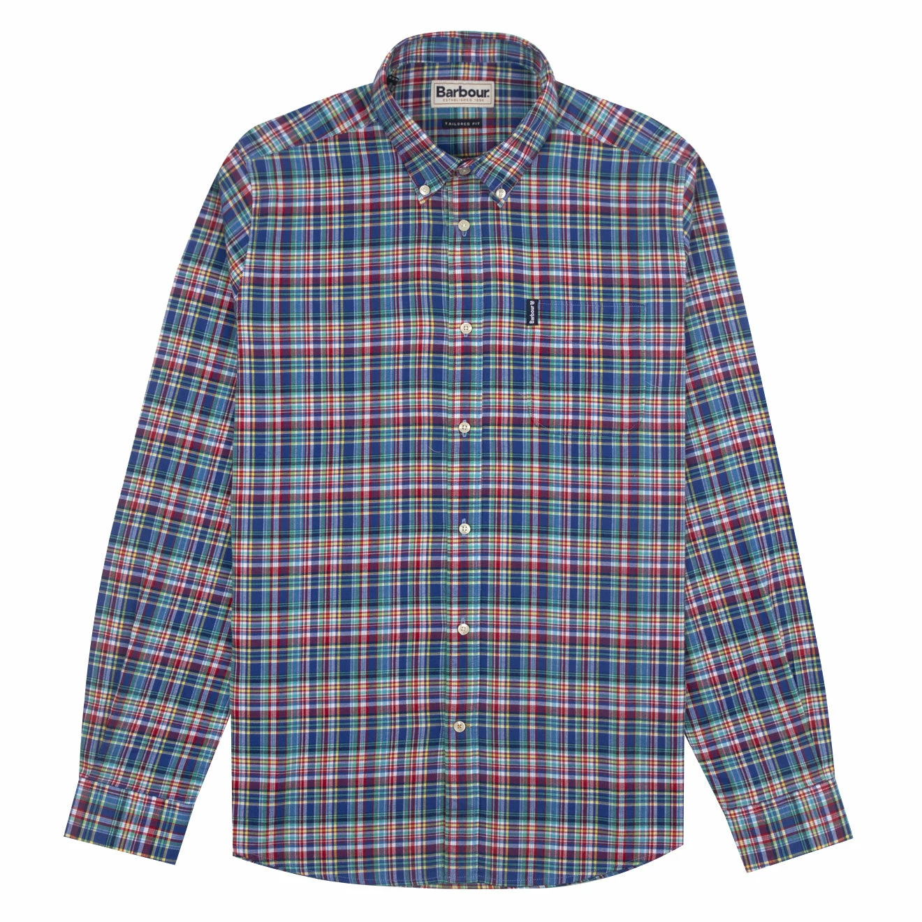 Barbour Highland Check 38 Tailored Fit Shirt Blue
