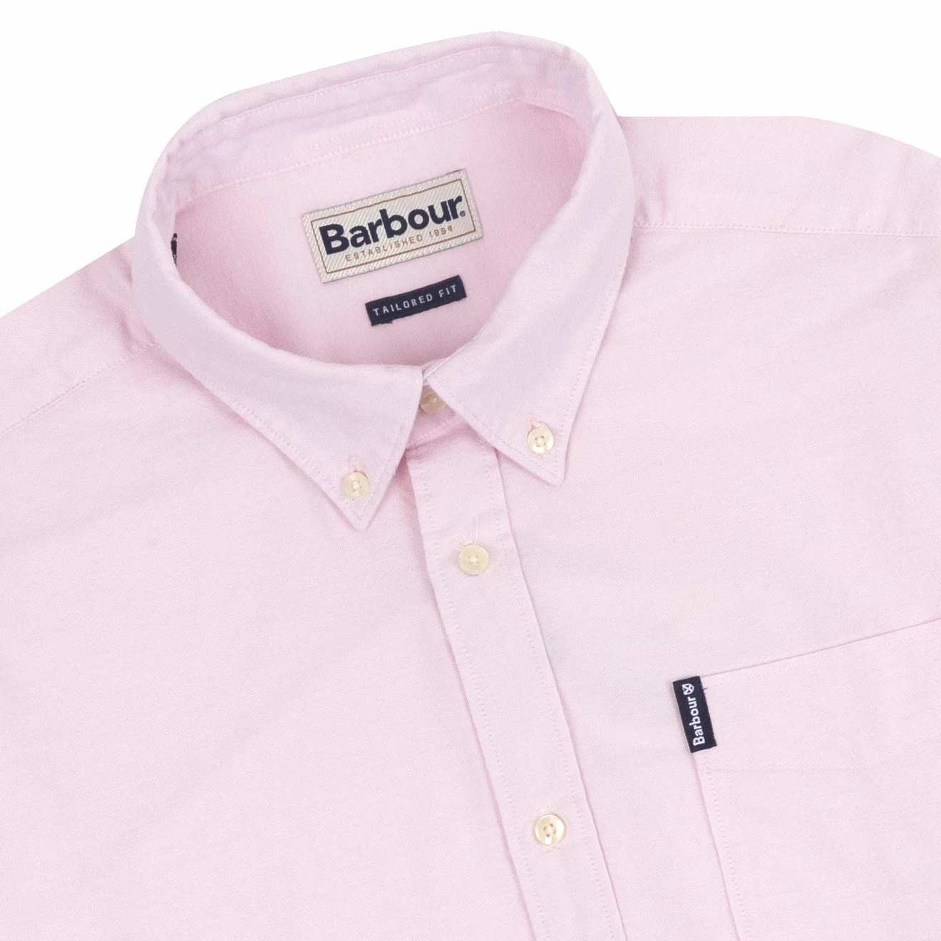 Barbour Oxford L/S Tailored Shirt Pink - Image 2