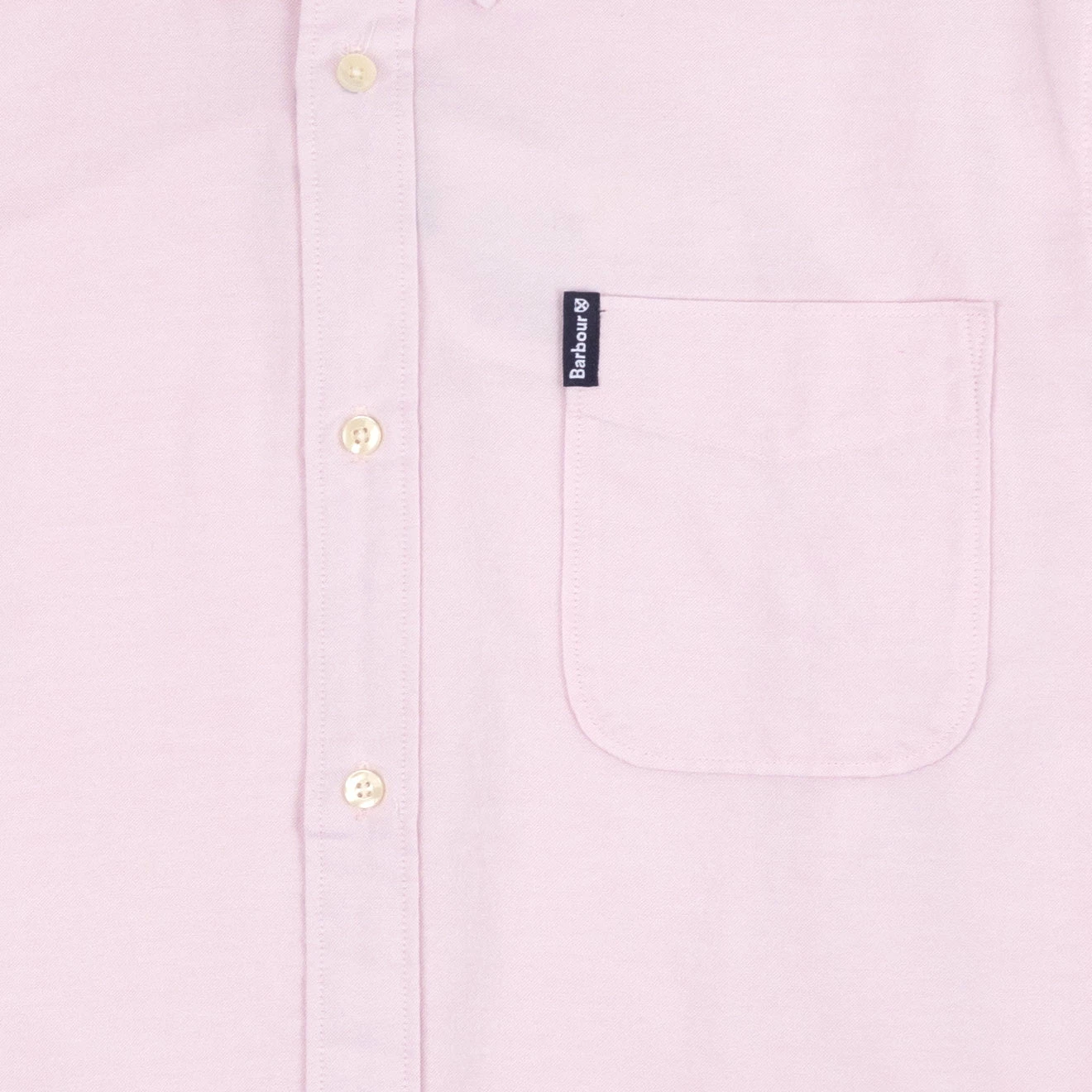 Barbour Oxford L/S Tailored Shirt Pink - Image 3