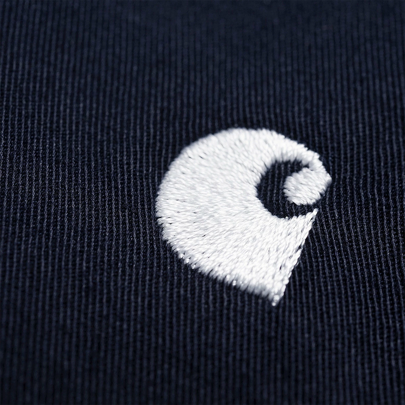 Carhartt WIP L/S Madison Shirt Dark Navy / White - Image 5