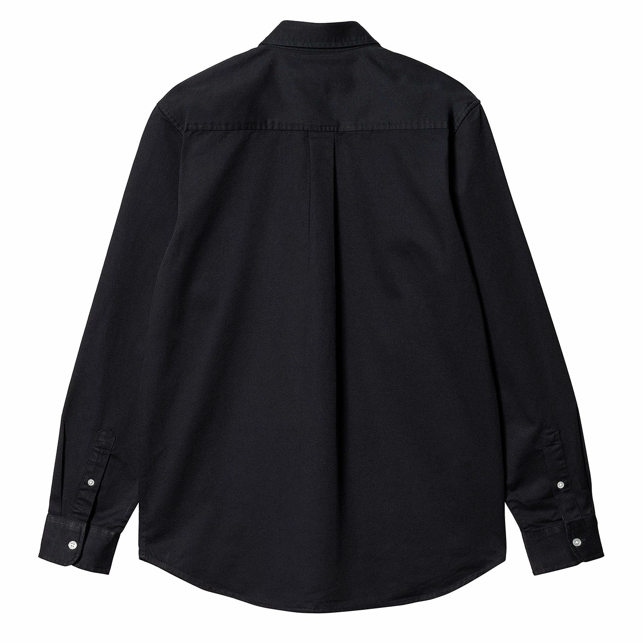 Carhartt WIP L/S Madison Shirt Dark Navy / White - Image 2