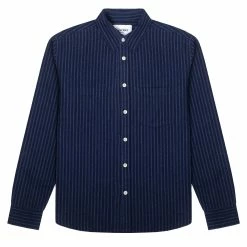 Corridor Indigo Bengal Stripe Shirt Navy