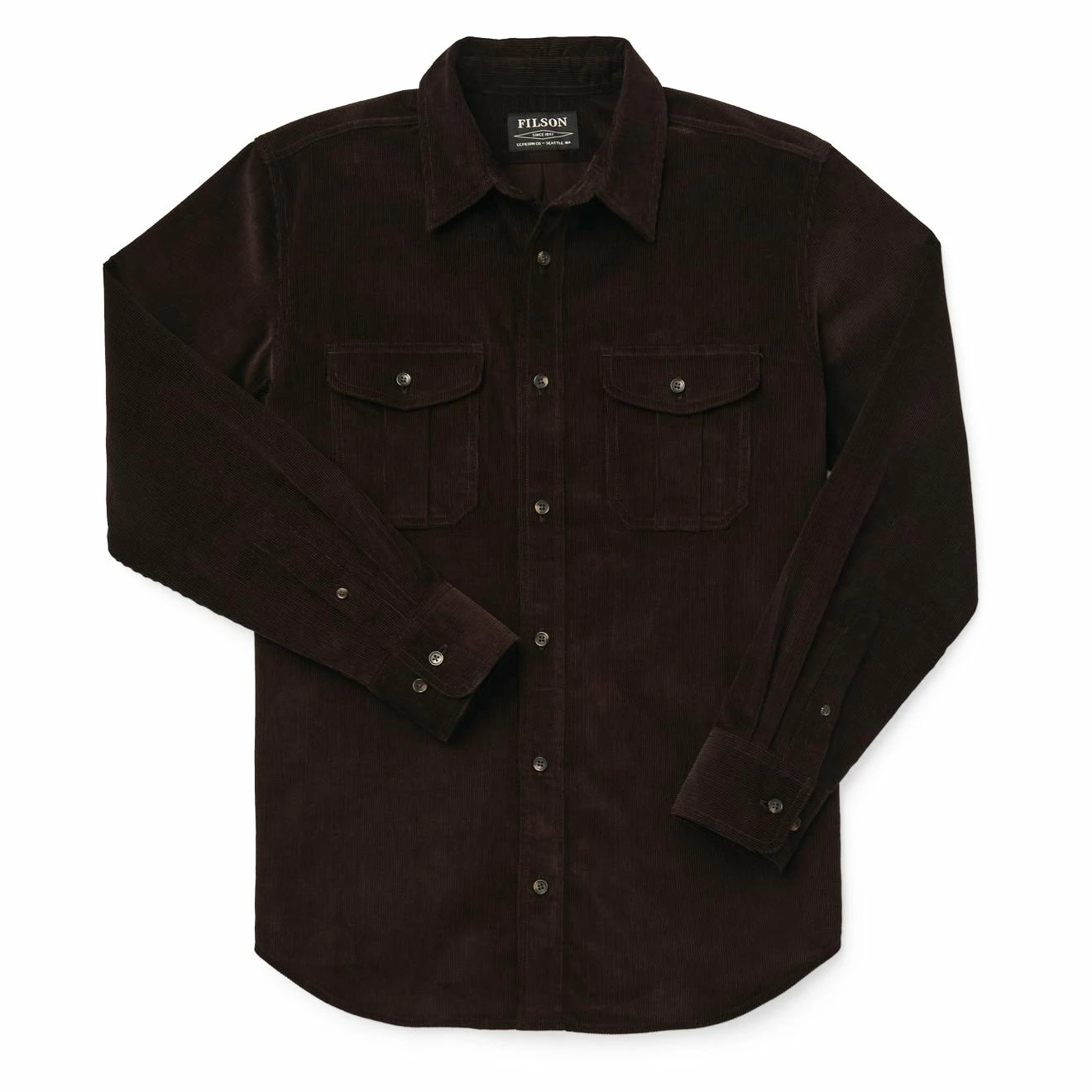 Filson 12-Wale Corduroy Shirt Dark Navy