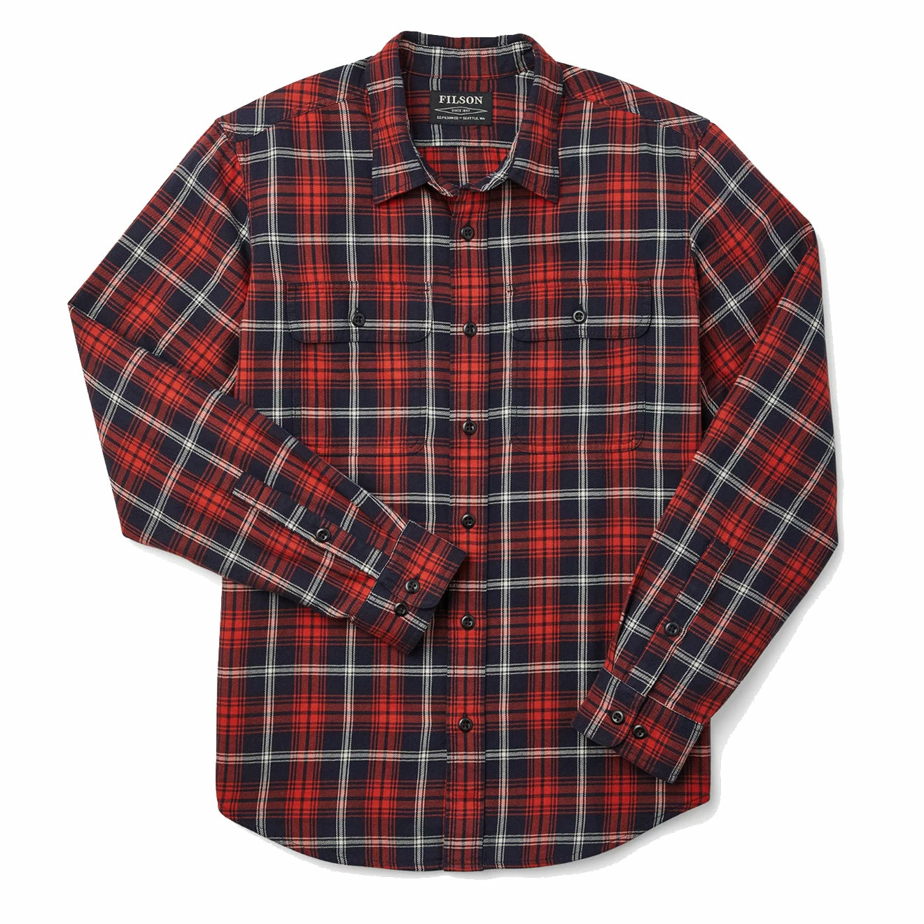 Filson Scout Shirt Navy / Red / White