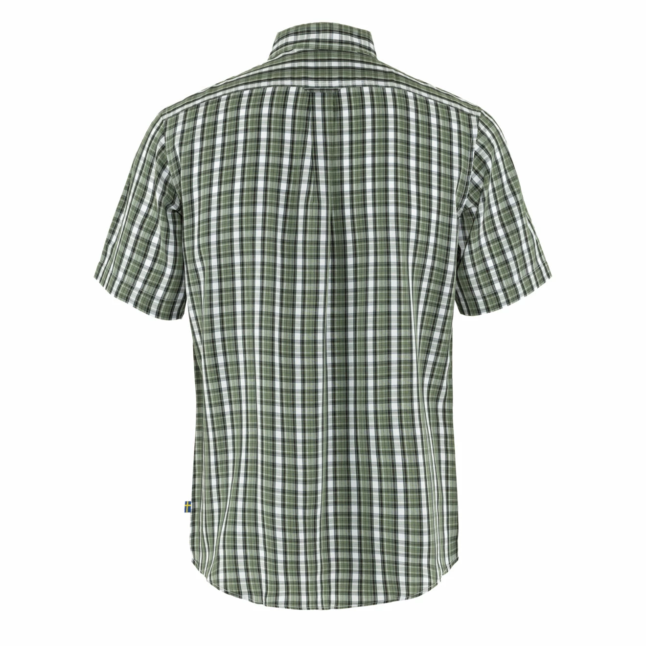 Fjallraven Abisko Cool Shirt Patina Green / Dark Navy - Image 2