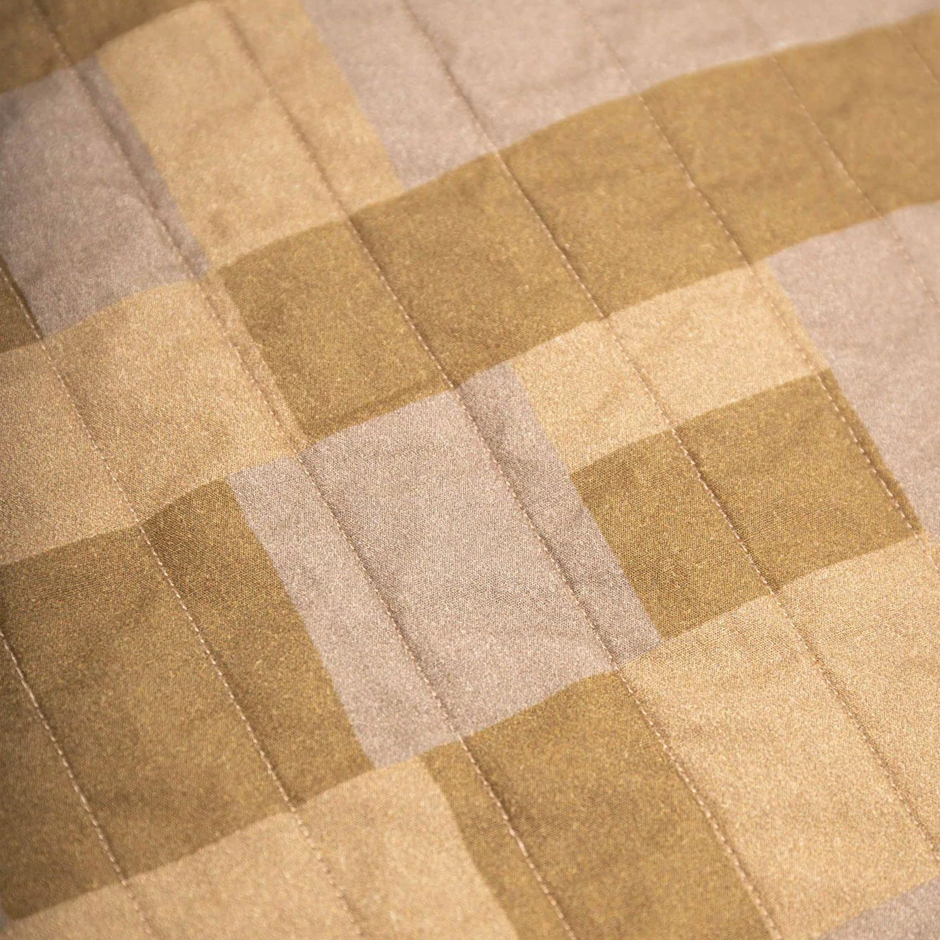 Kestin Quilted Ormiston Shirt Tan - Image 4