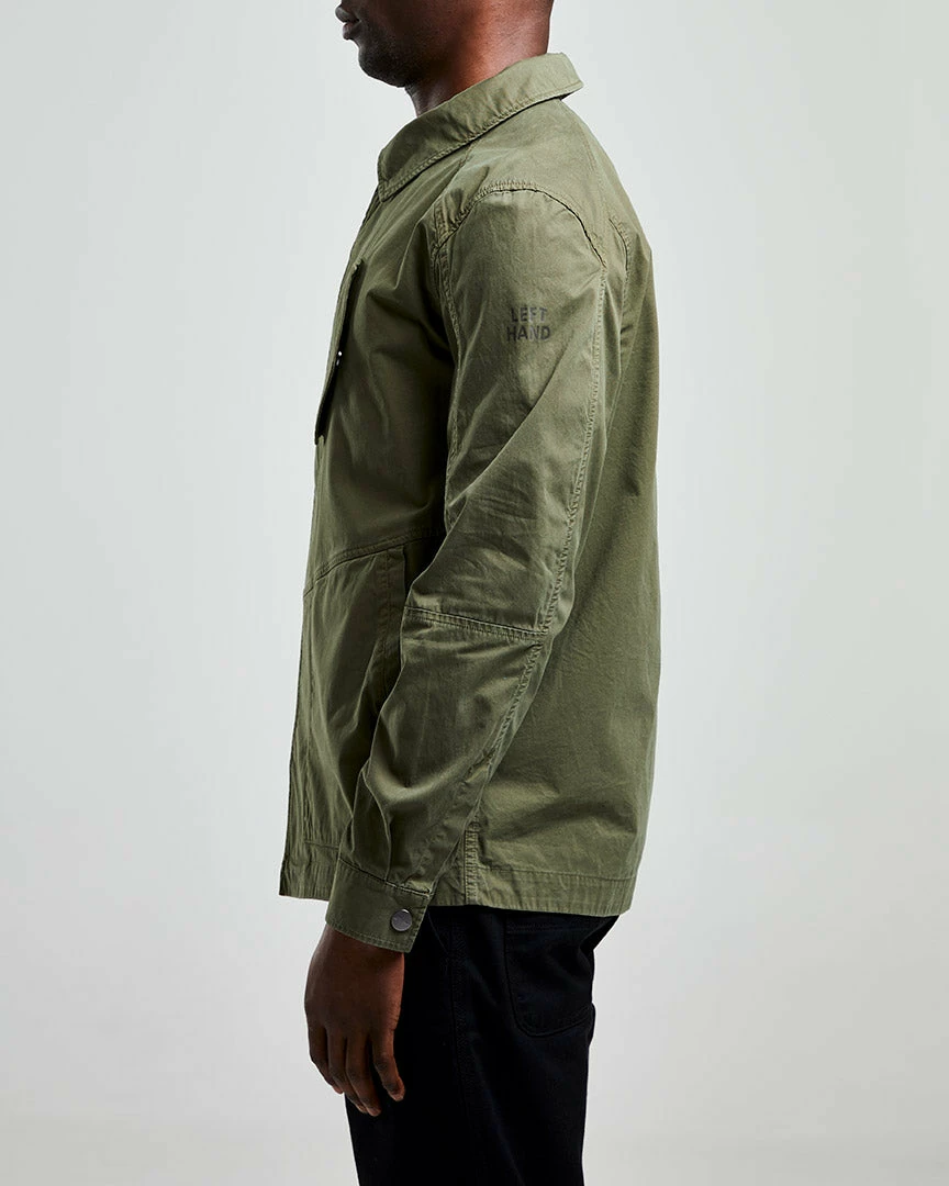 Left Hand Sesia Overshirt Olive - Image 3