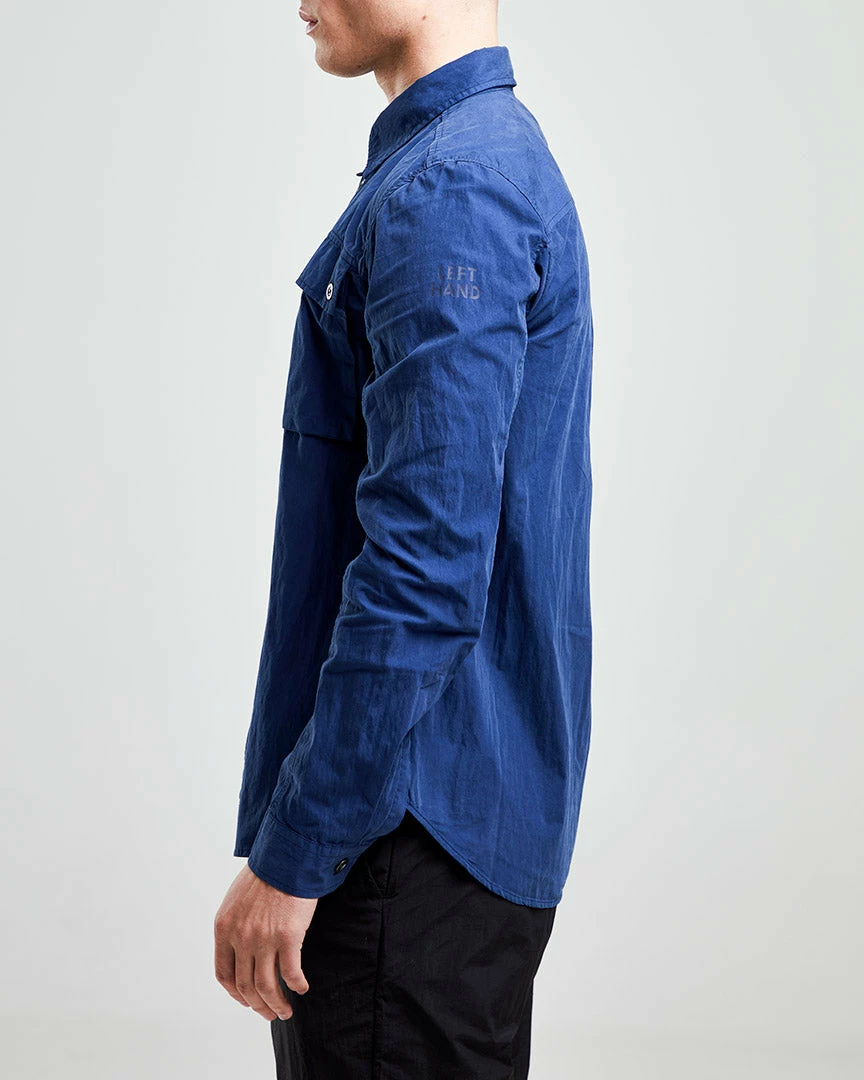 Left Hand Twin Pocket Shirt Navy - Image 3