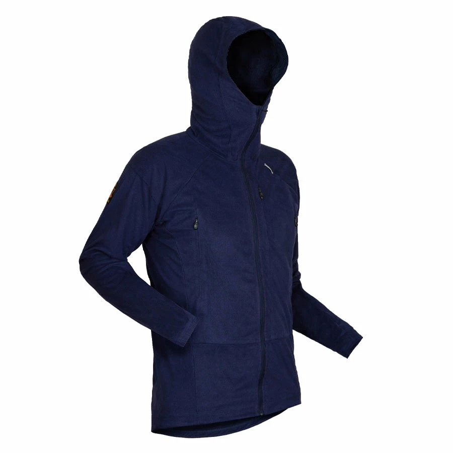 Paramo Enduro Fleece Hoodie Midnight Marl / Midnight Zips - Image 3