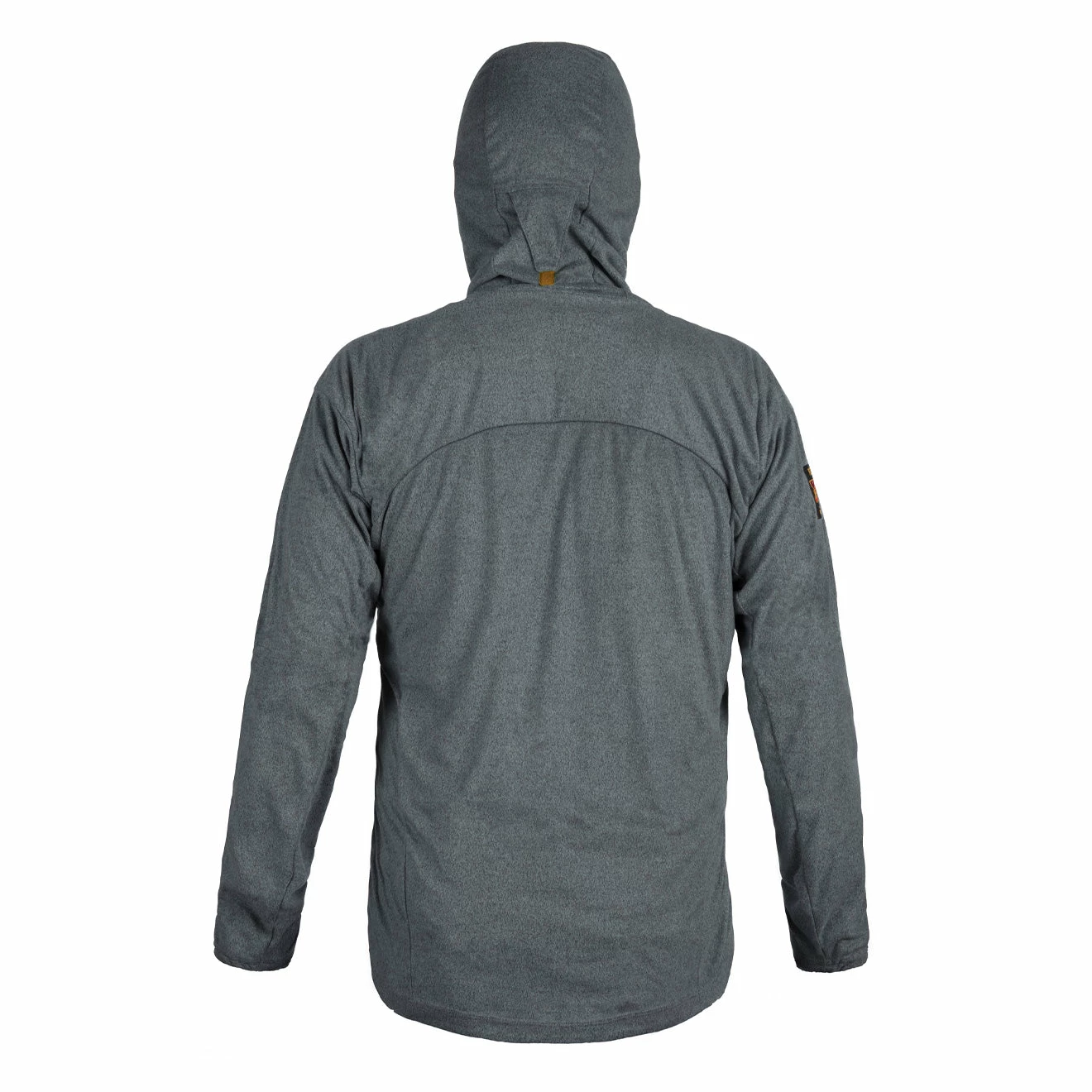 Paramo Enduro Fleece Hoodie Steel Marl / Gold Zips - Image 2
