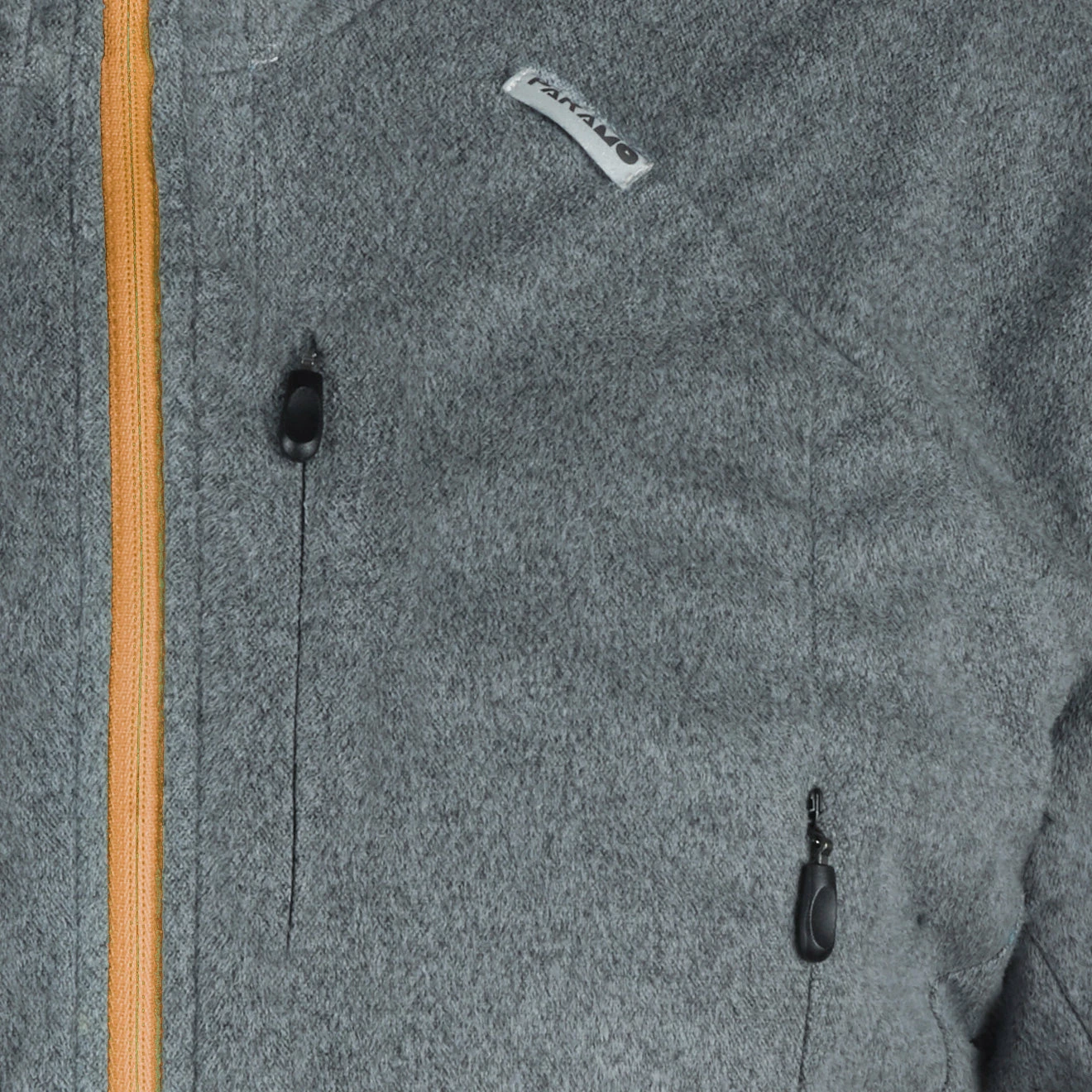 Paramo Enduro Fleece Hoodie Steel Marl / Gold Zips - Image 4