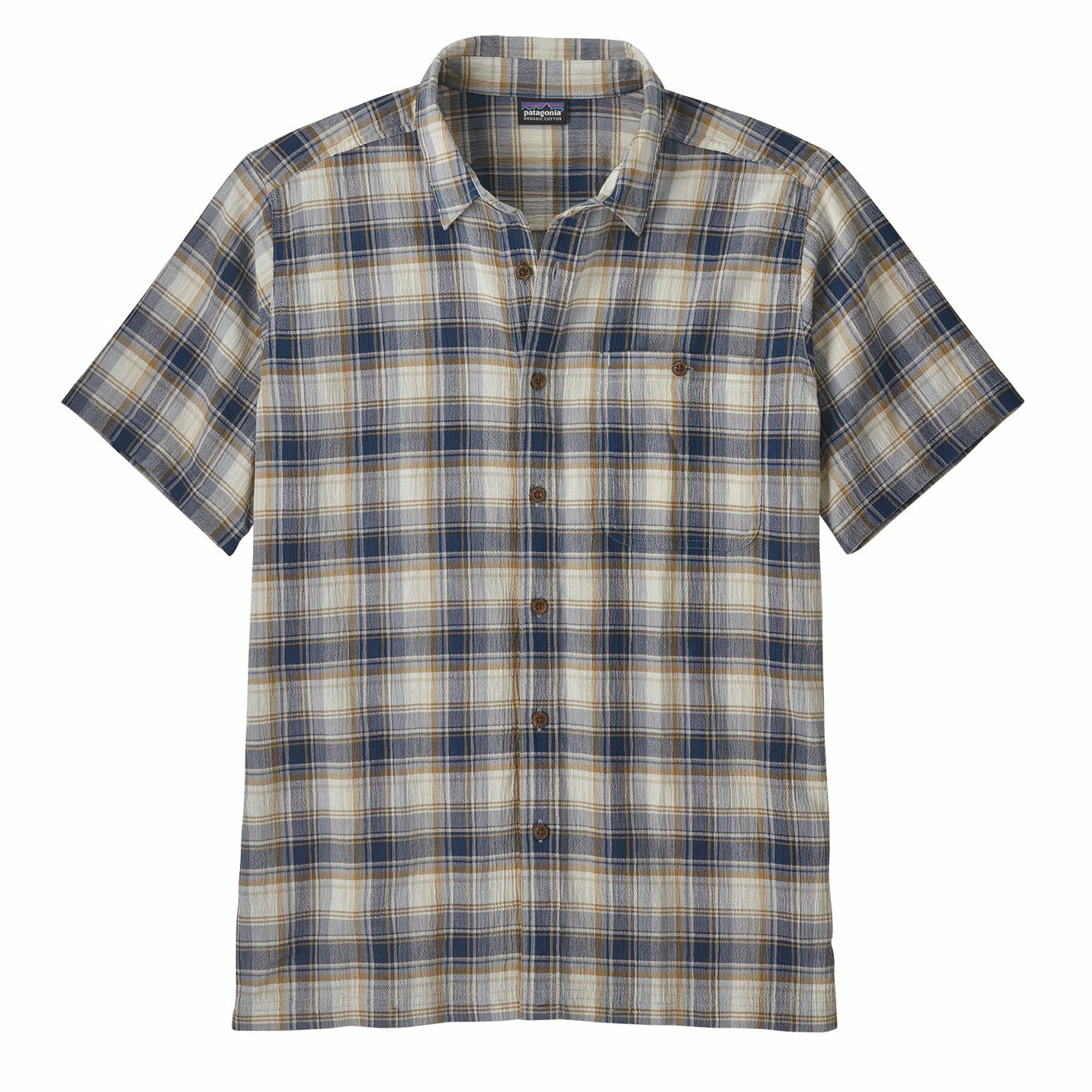 Patagonia A/C Buttondown Shirt Local Harvester / Stone Blue