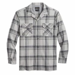 Pendleton Board Shirt Grey Mix Plaid