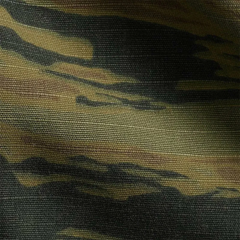 RRL By Ralph Lauren Camo Ripstop Short-Sleeve Overshirt Black / Olive - Image 4