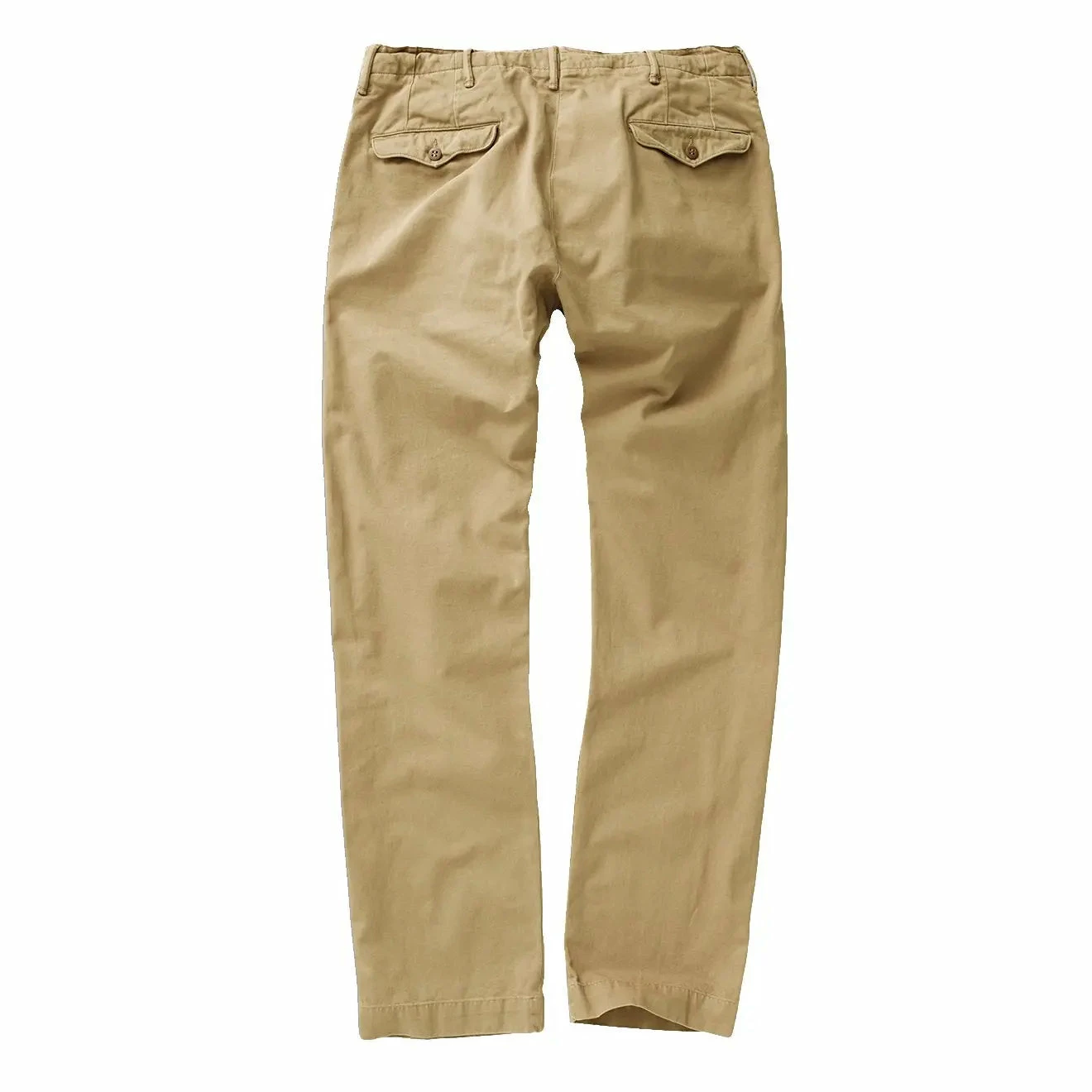 RRL By Ralph Lauren Officers Flat Pant Chino New Military Khaki - Image 2