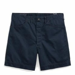RRL By Ralph Lauren Herringbone Twill Field Short Navy
