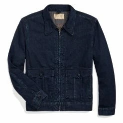 RRL By Ralph Lauren Indigo Cotton-Linen Denim Overshirt Indigo