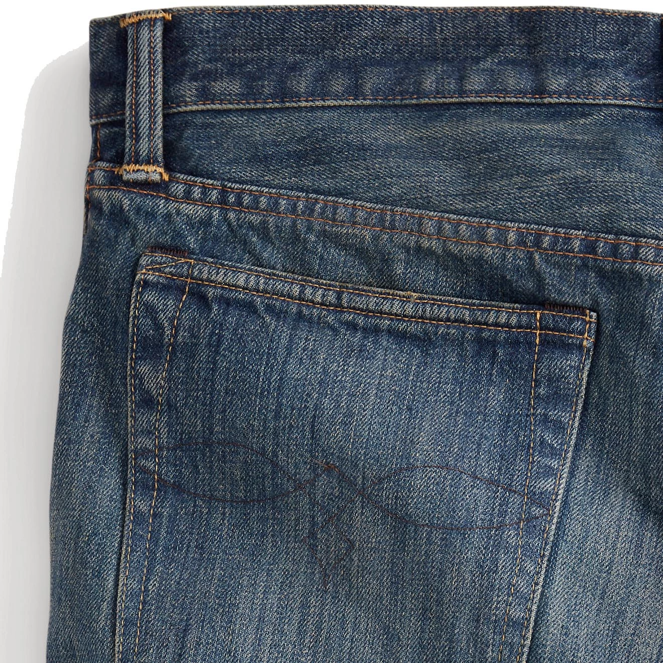 RRL By Ralph Lauren Slim Fit Belgrade Jean Belgrade Wash - Image 3