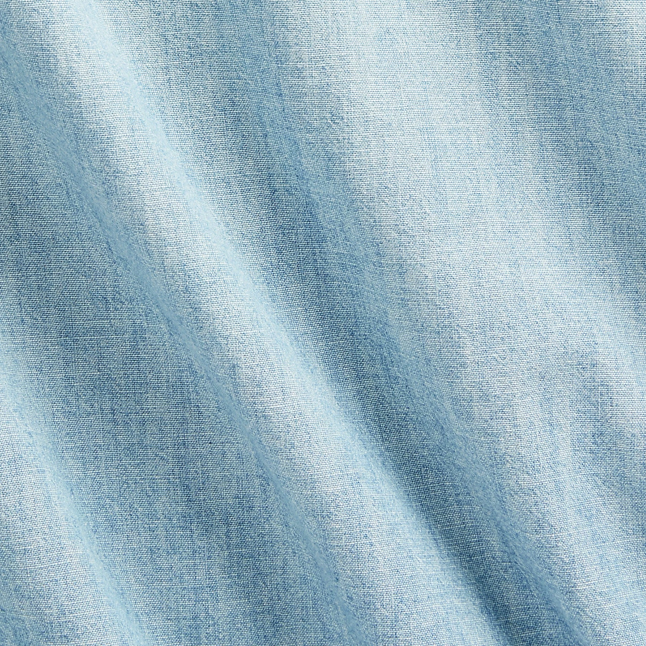 RRL By Ralph Lauren Slim Fit Chambray Western Shirt Davey Wash - Image 3