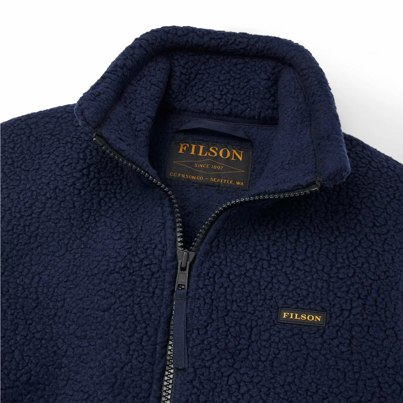 Filson Sherpa Fleece Vest Fathom - Image 4