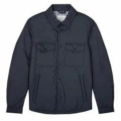 Woolrich Alaskan Spring Overshirt Melton Blue