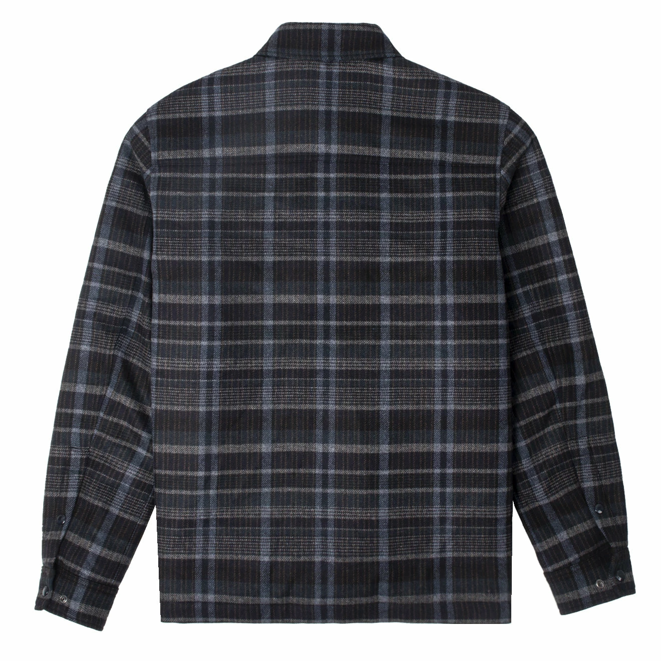 Woolrich Alaskan Wool Check Overshirt Blue Check - Image 2